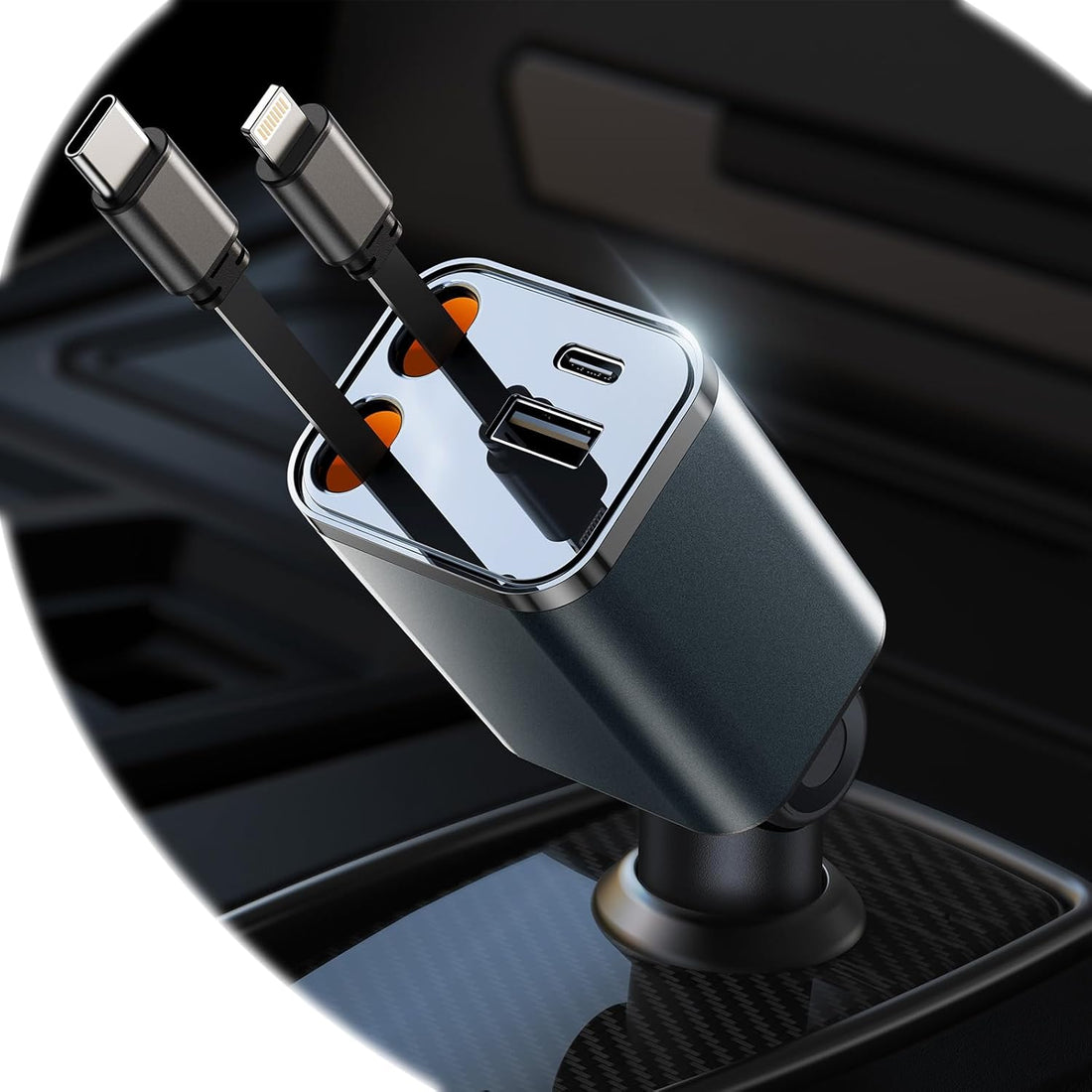 Mini Retractable Car Charge