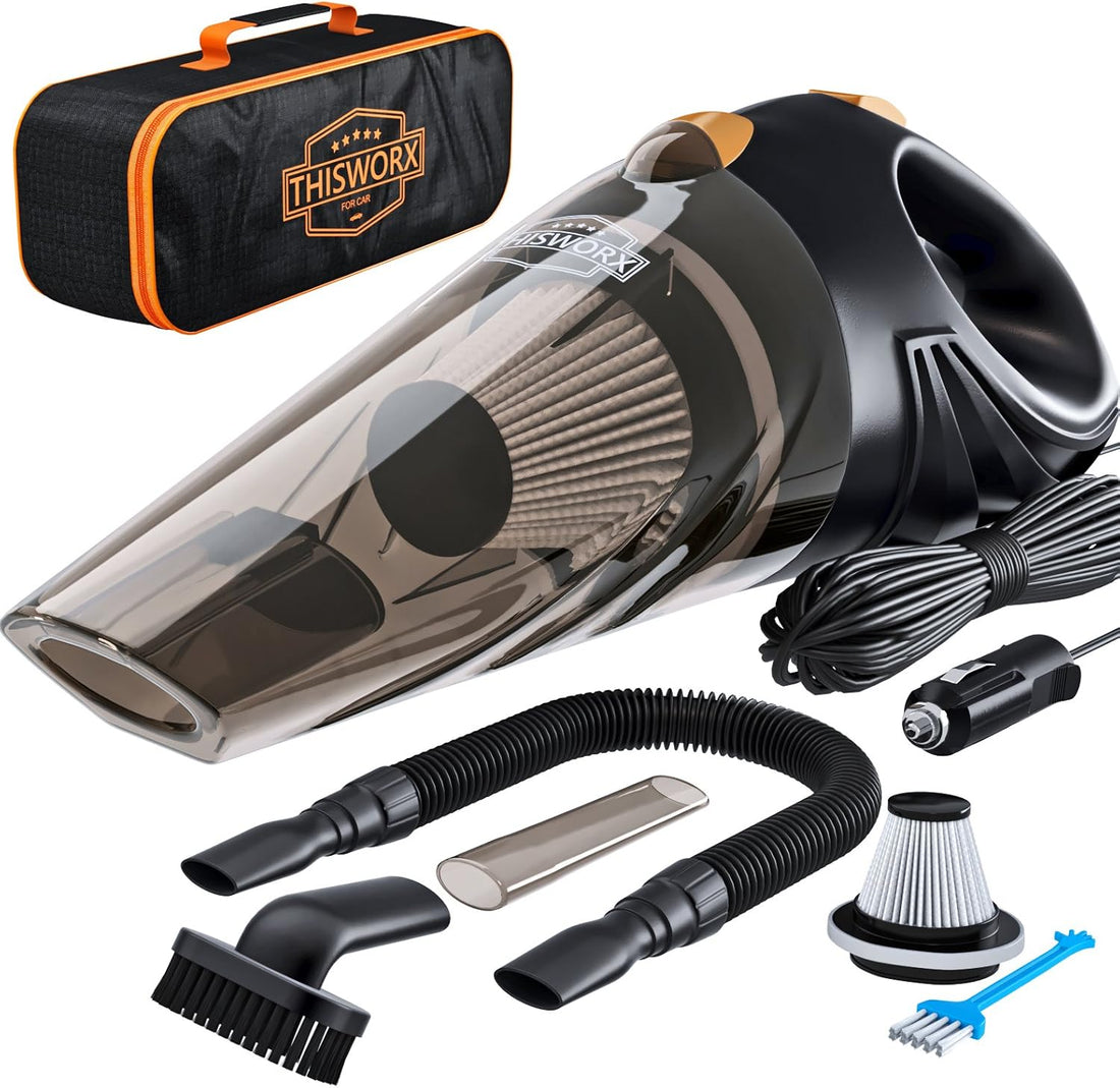 Car Vacuum Cleaner - Portable, High Power