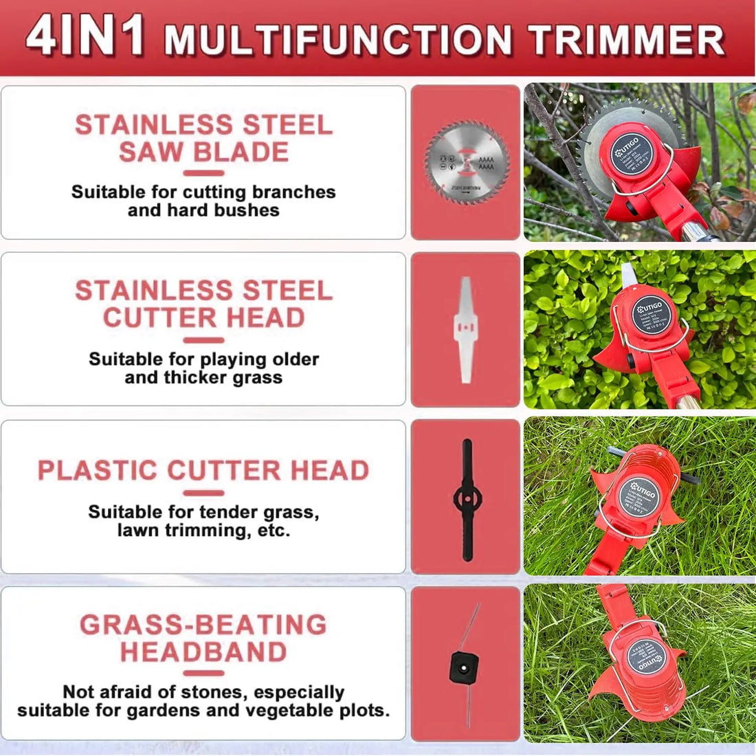 Cordless String Trimmer, Edger & Weed Trimmer