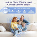 Air Purifiers for Bedroom Home, 3-In-1 Filter Cleaner with Fragrance Sponge for Better Sleep